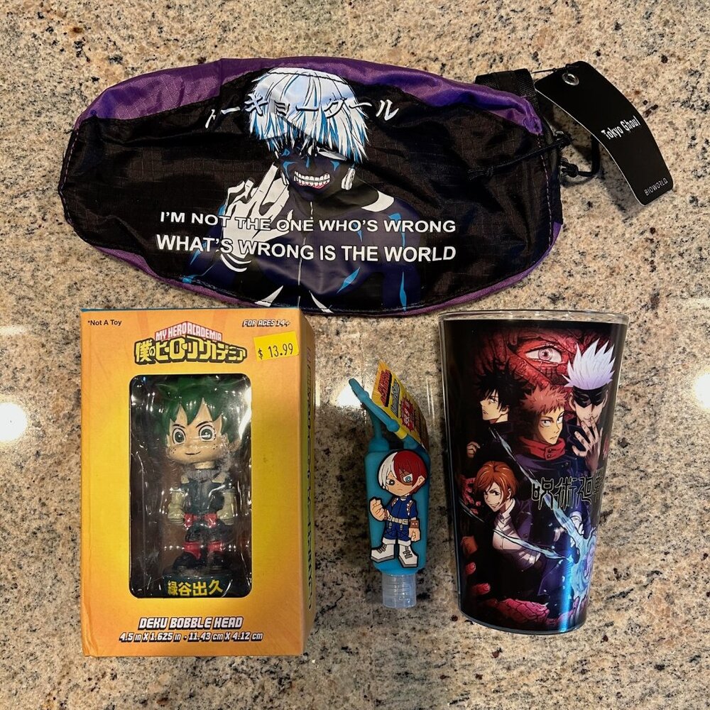 Group of Anime Items